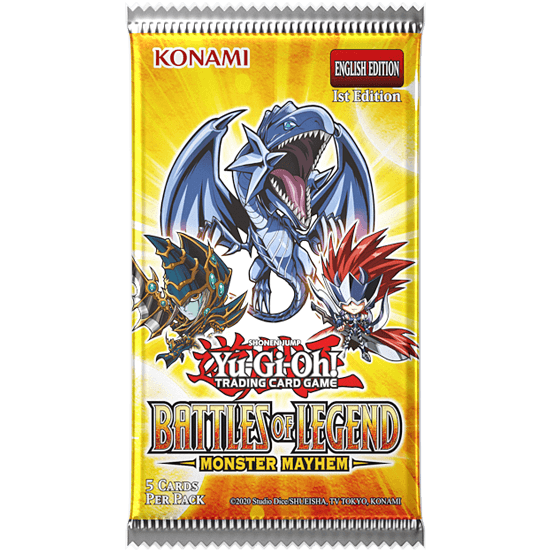 Presentación de Yu-Gi-Oh! TCG: Battles of Legend — Monster Mayhem · Sobre · Inglés