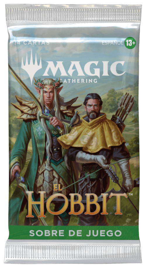 Presentación de Magic: The Gathering — The Hobbit Play Booster · Sobre · Español