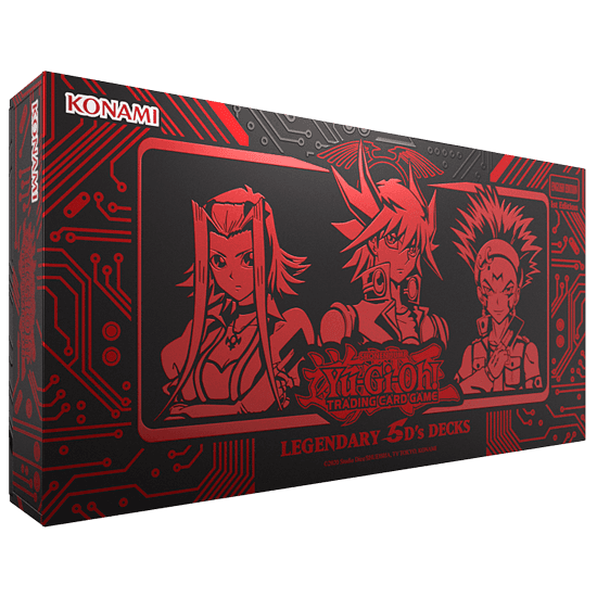 Presentación de Yu-Gi-Oh! TCG: Legendary 5D’s Decks · Caja de mazos · Inglés