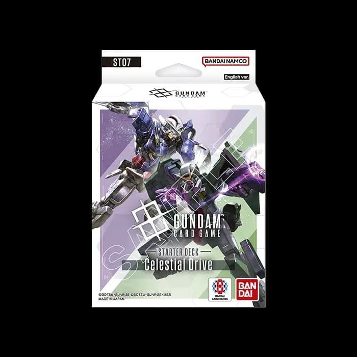 Presentación de Gundam Card Game: Celestial Drive (ST07) · Starter Deck · Inglés