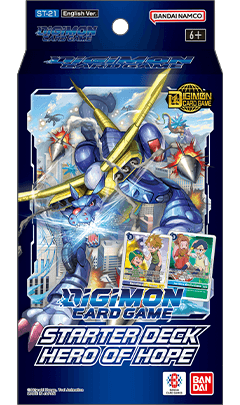 Presentación de Digimon Card Game: Hero of Hope (ST-21) · Starter Deck · Inglés