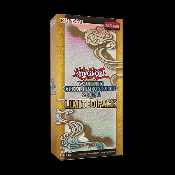 Presentación de Yu-Gi-Oh! TCG: Limited Pack World Championship 2026 · Display cerrado · Inglés