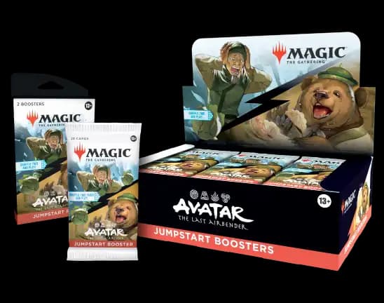 Presentación de Magic: The Gathering — Avatar: The Last Airbender Jumpstart Booster · Display cerrado · Inglés
