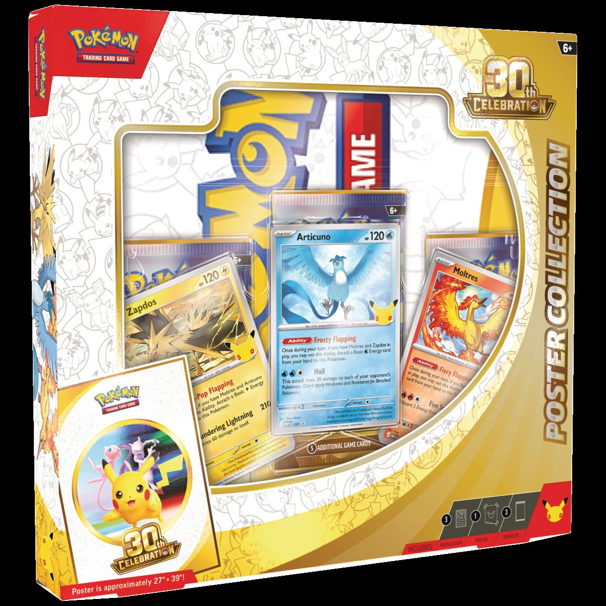 Presentación de Pokémon TCG: 30th Celebration Poster Collection · Unidad · Inglés
