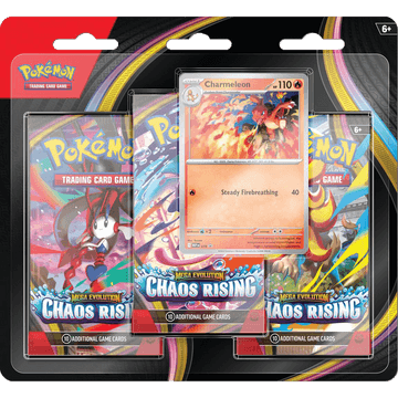 Presentación de Pokémon TCG: Mega Evolution — Chaos Rising Blister · Blister · Inglés