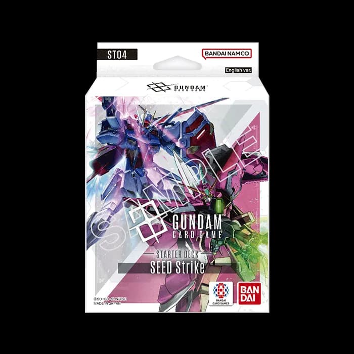 Presentación de Gundam Card Game: SEED Strike (ST04) · Starter Deck · Inglés