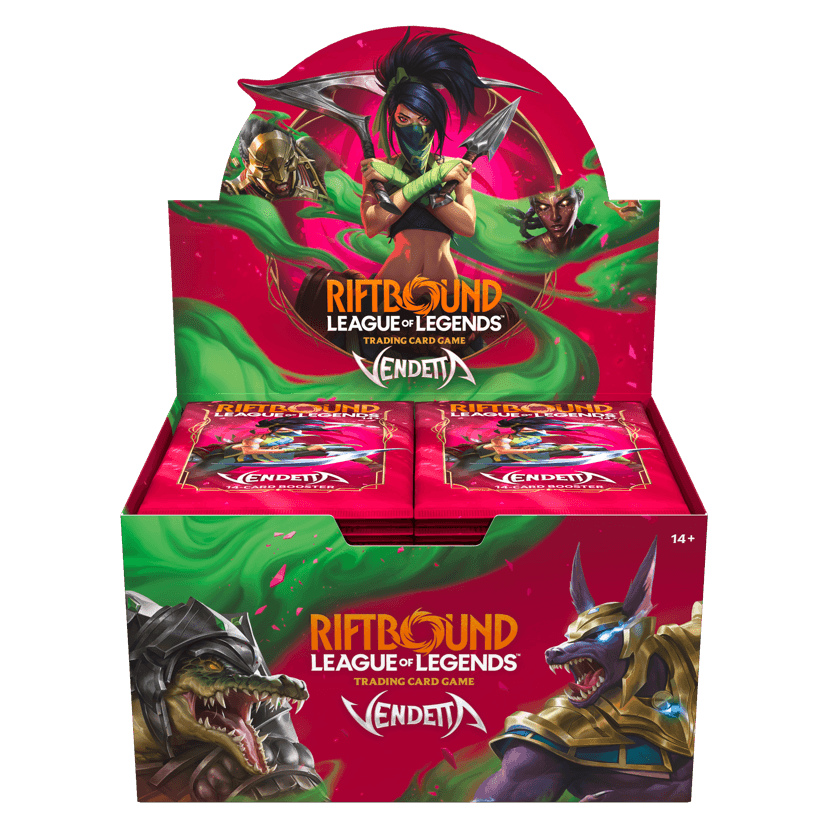 Presentación de Riftbound: Vendetta Booster · Display cerrado · Inglés