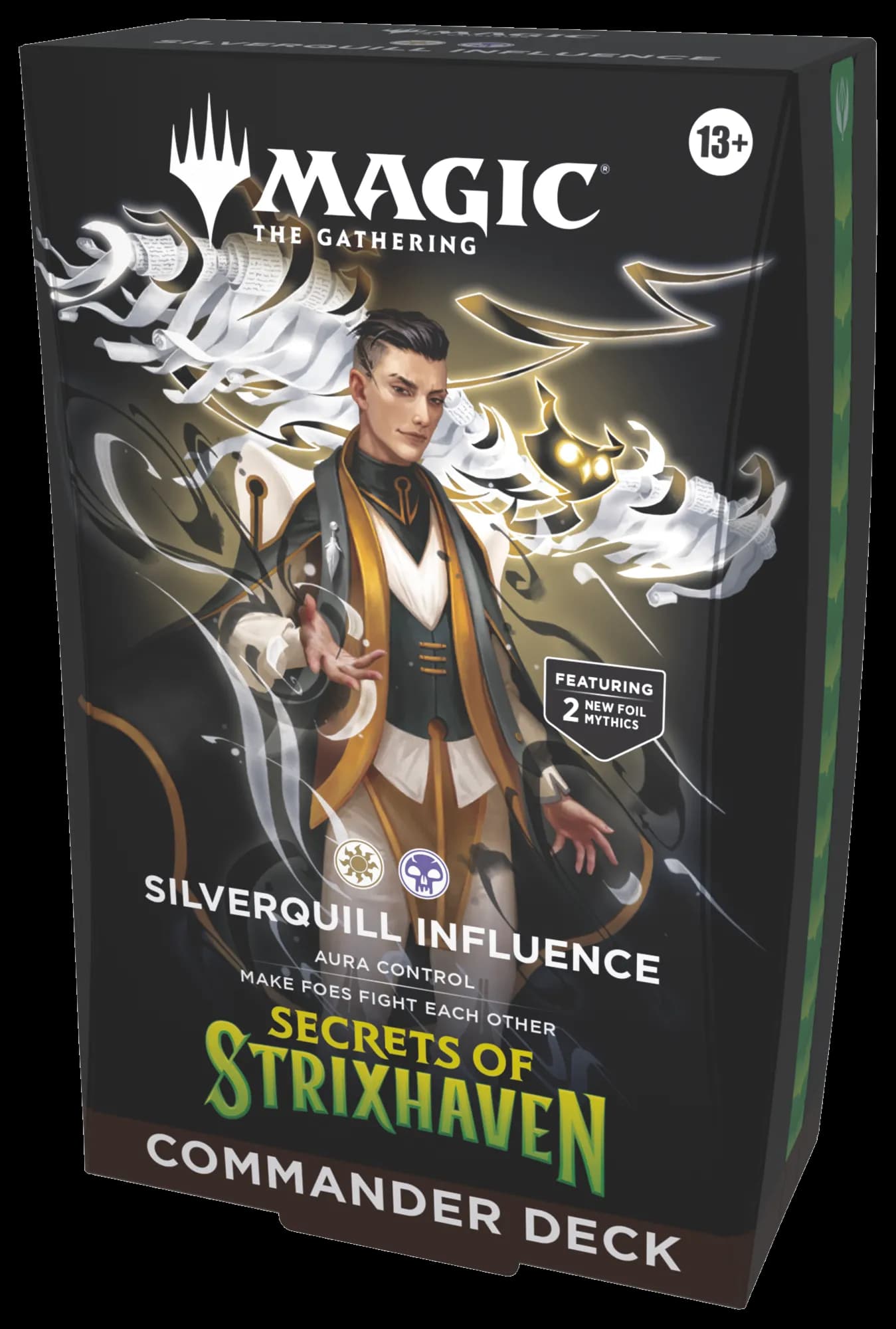 Presentación de Magic: The Gathering — Secrets of Strixhaven Commander Deck · Mazo Commander (surtido) · Inglés